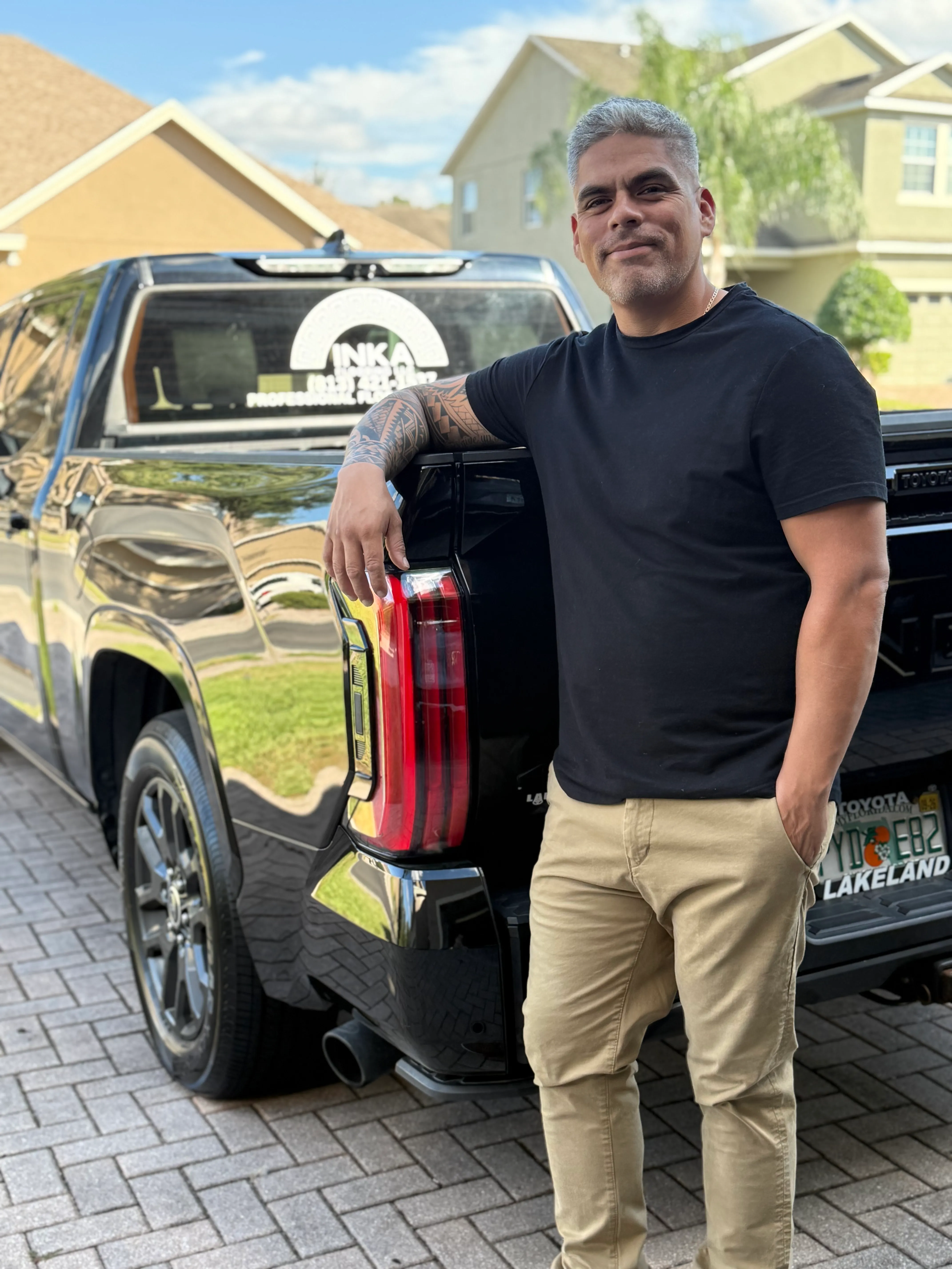 Julio Vidal, lead installer at Inka Flooring