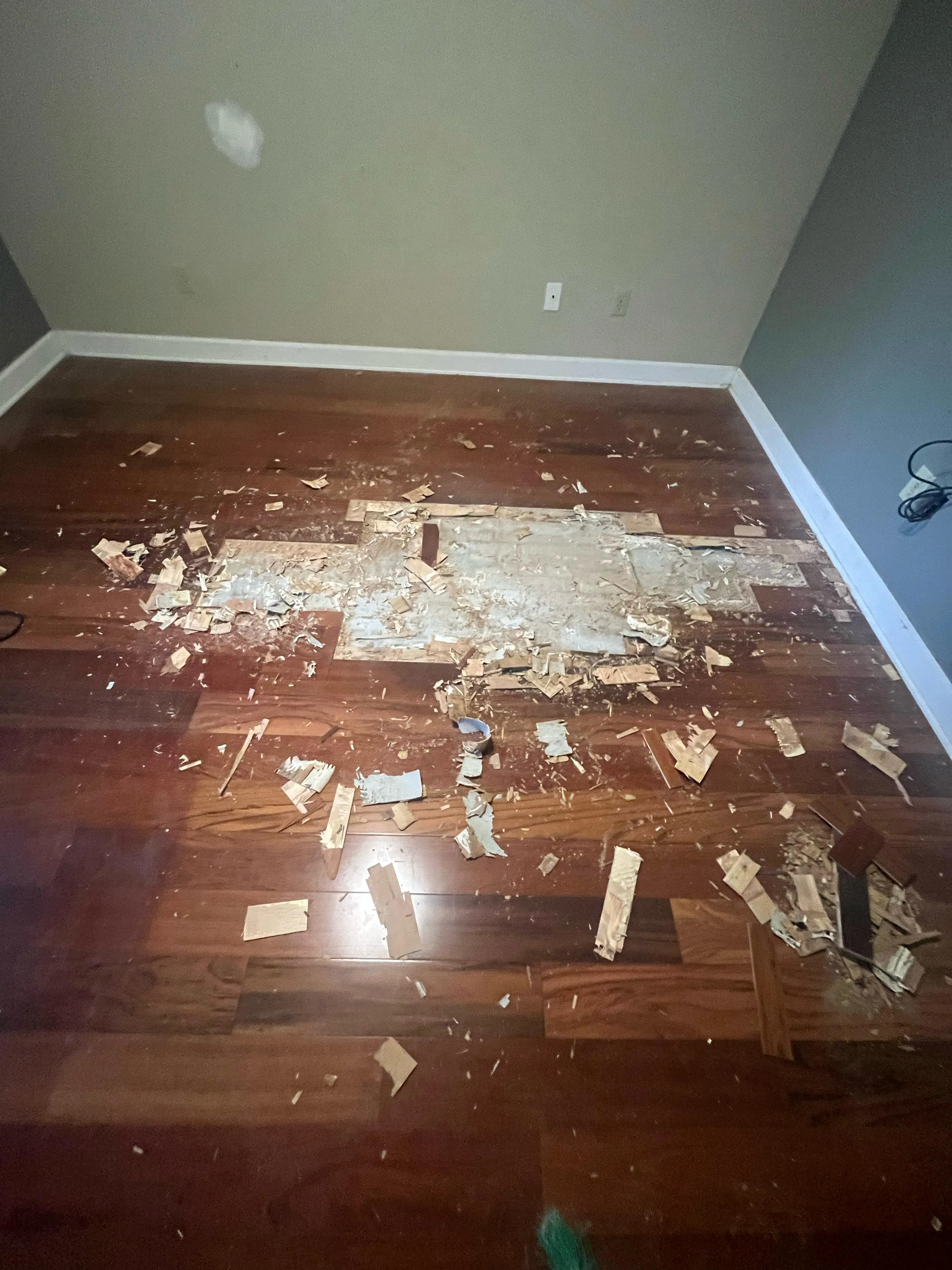 Before Pre-Listing Hardwood Repair