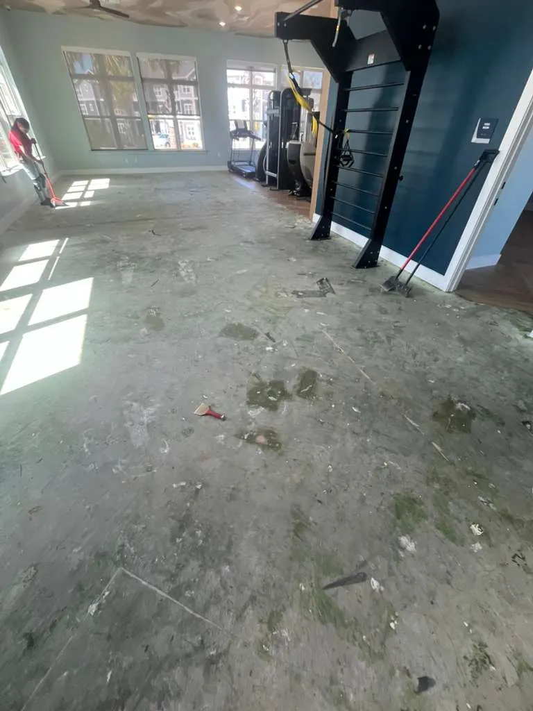 Before Clubhouse Gym Vinyl Upgrade